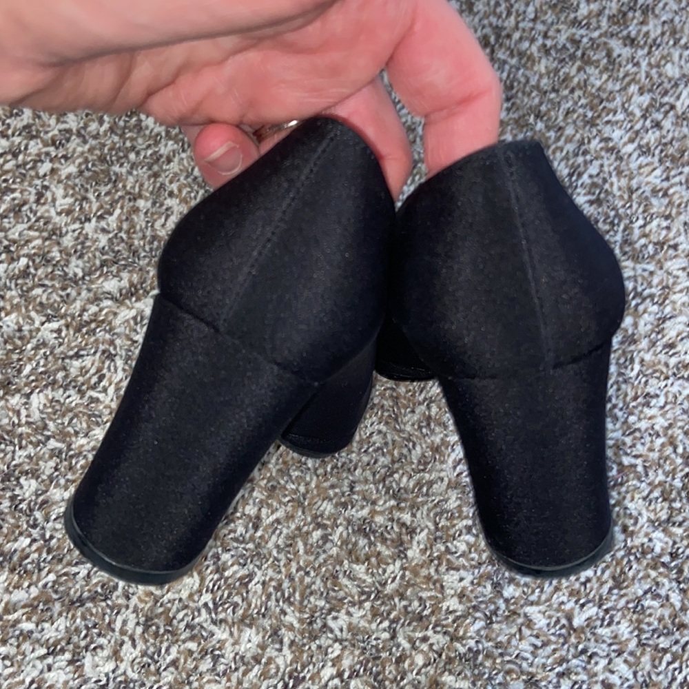 Stuart Weitzman Curve Block Pumps Heels Black 4 1… - image 5